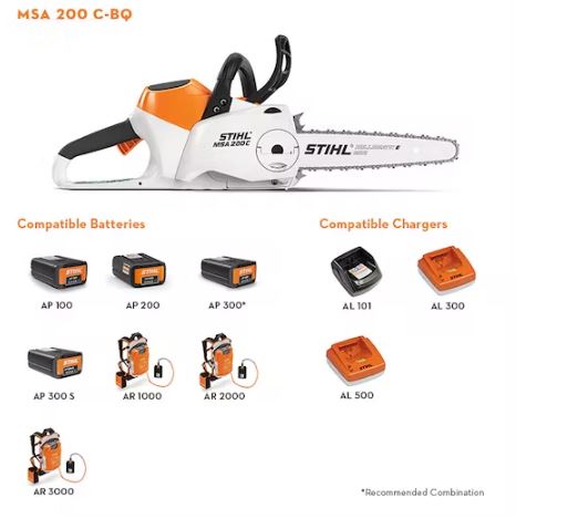 MSA 200 C-BQ | Lithium-Ion Powered Chainsaw