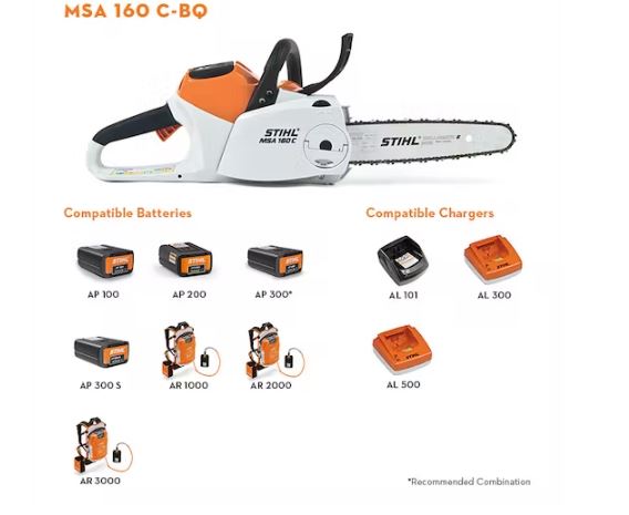 MSA 160 C-BQ | Lithium Battery Chainsaw